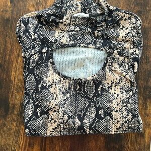 Snake skin body suit